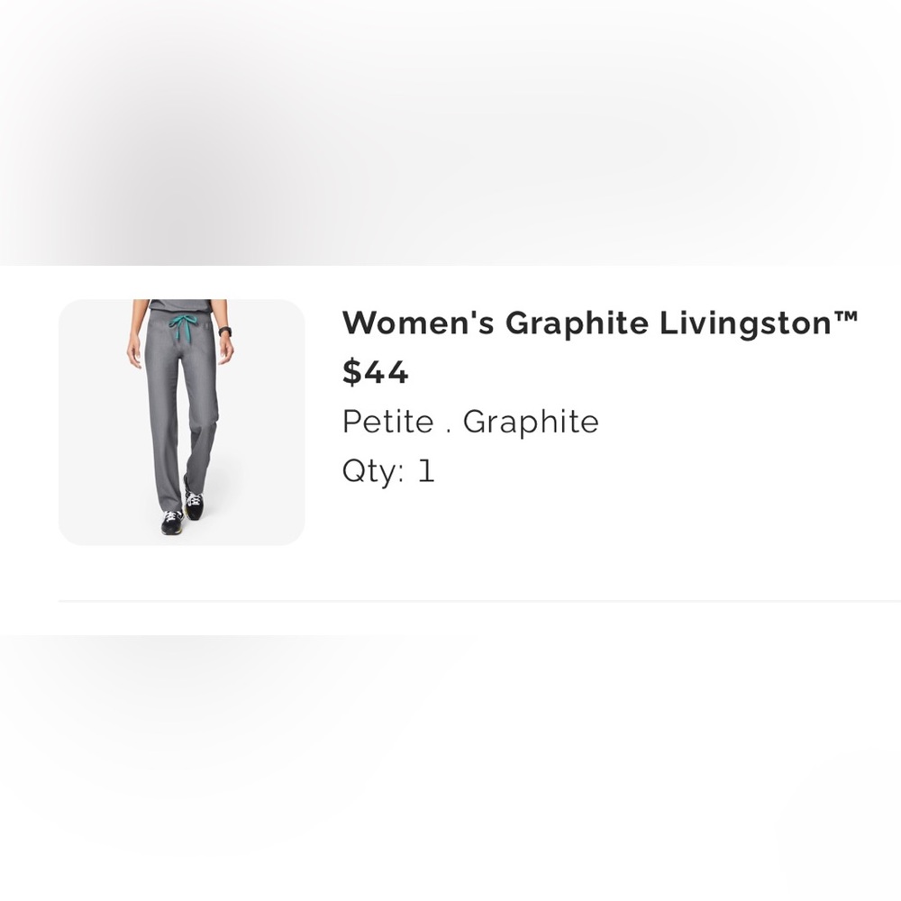 Figs Women’s Graphite Scrub set Top XXL/ Bottom XL/P